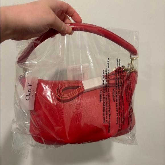 NWT Clare V. Petit Moyen Pouch Bag - Picture 8 of 8